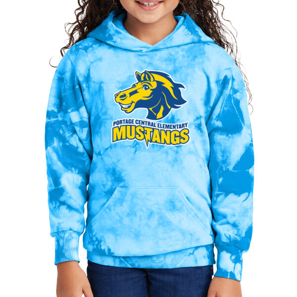Youth Crystal Tie Dye Pullover Hoodie Thumbnail